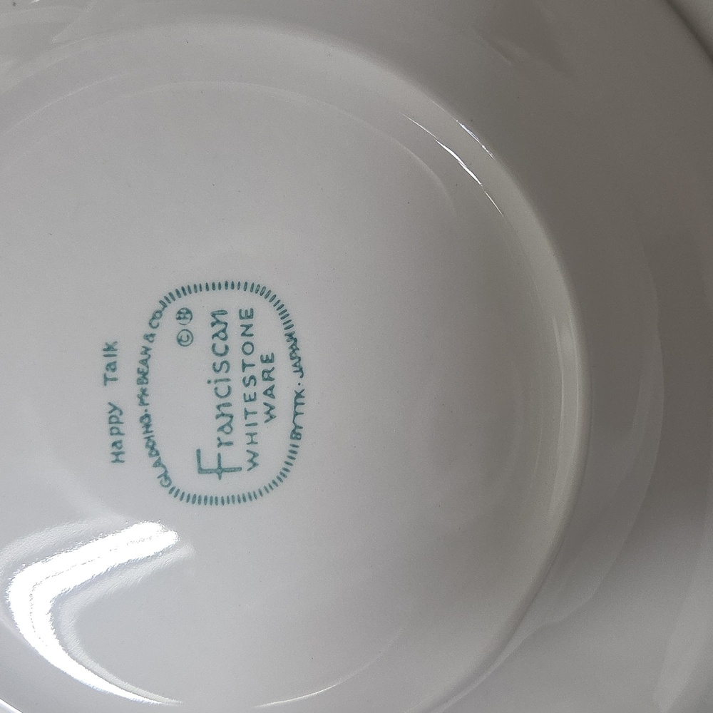 Franciscan 'Happy Talk' Salad Pkates, Set Of 4 - Picture 6 of 7